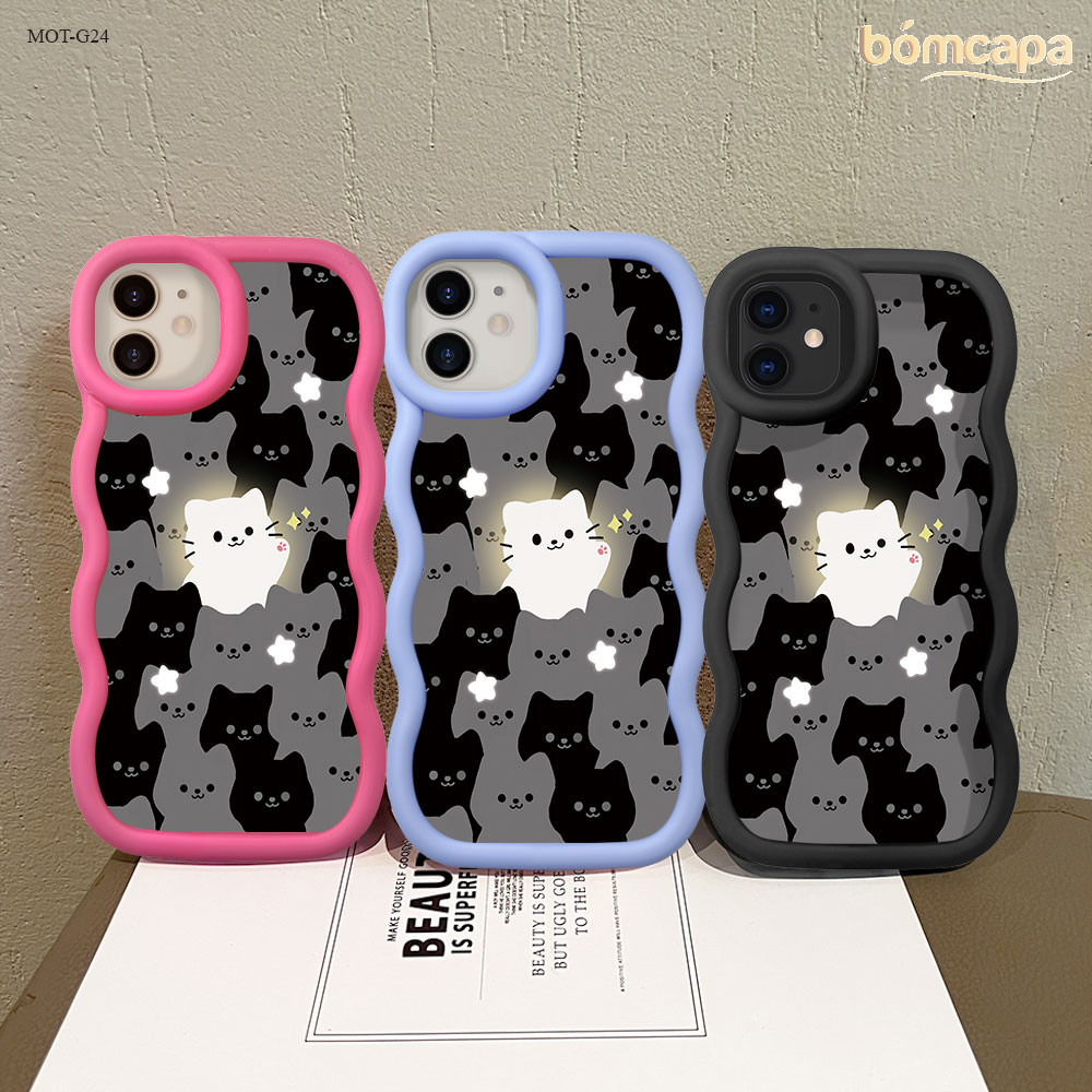 Capinha Case Para Motorola Moto G24 G22 G34 G35 G52 G32 G55 G82 G53 G60 G54 G75 G84 Edge 50 Fusion 5G Capa MKL 0216 em Oferta na Shopee