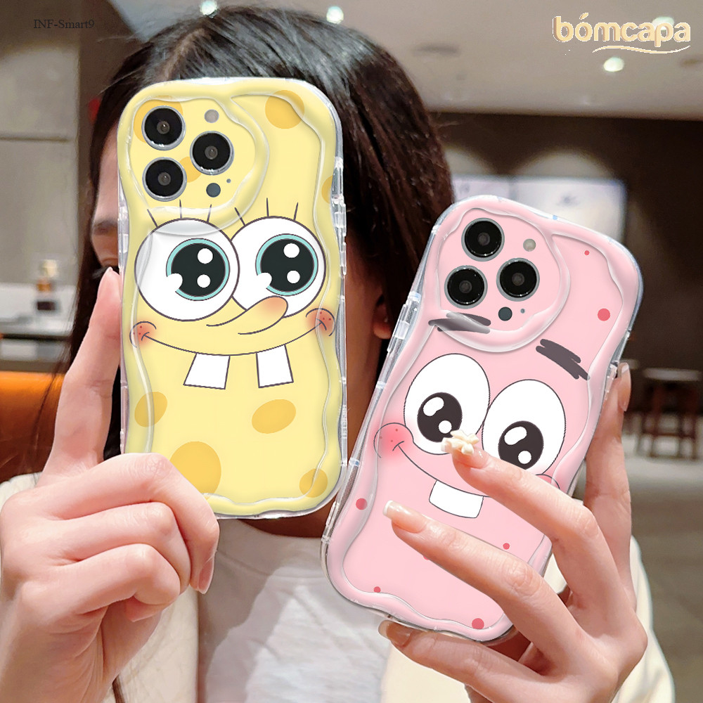 Capinha Capa Para Infinix Smart 9 8 Hot 50i 40i Case De Celular Cream Wave NYW 3145 em Oferta na Shopee