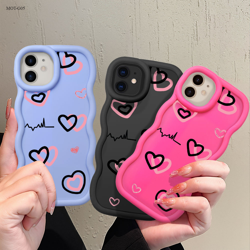 Capinha Para Motorola Moto G05 G04 G04S G10 G20 G30 G14 G15 5G Normal Capa Silicone Macio Case MKL 0208