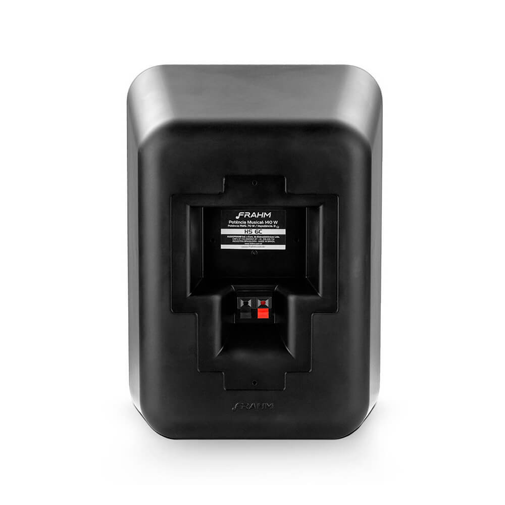 Caixa de Som Passiva Outdoor Frahm HS 6 Polegadas 8 Ohms Preto