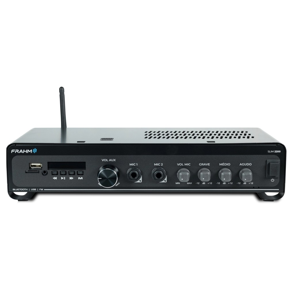 Amplificador Slim 2200 Optical G5 120W RMS Bivolt Frahm