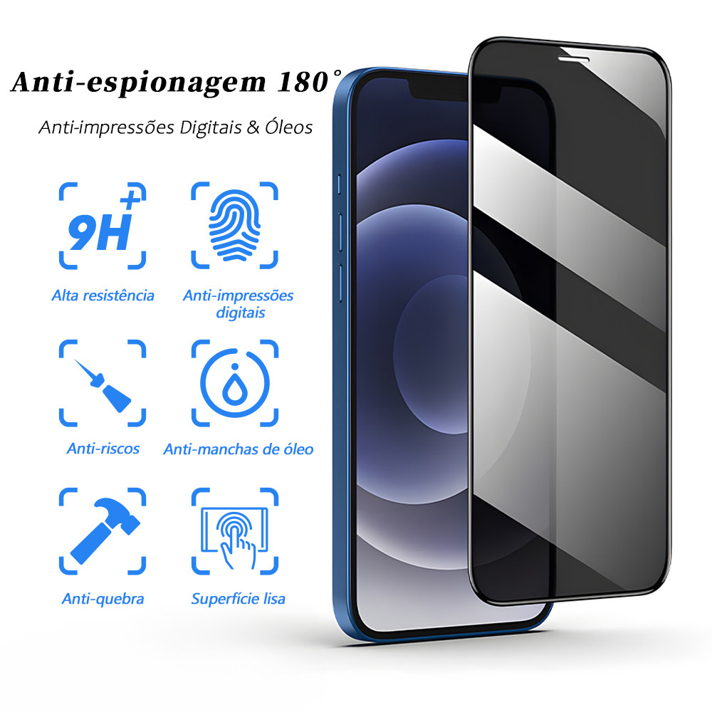 Película Para Samsung Galaxy A56 A55 A54 A32 A35 A34 A52 A52S A33 4G 5G Macia Privativa Anti Spy - detalhe