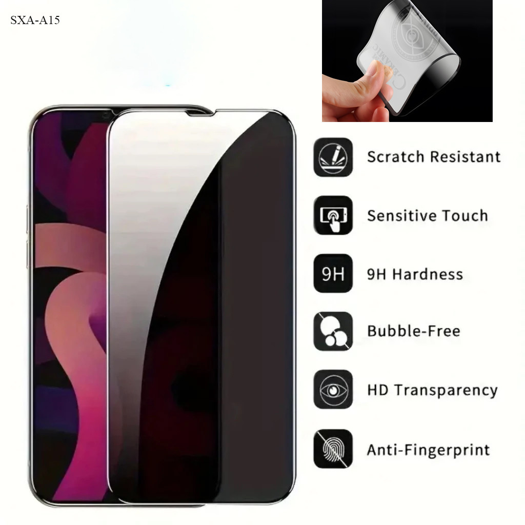 Película Para Samsung Galaxy A15 A14 A16 A21S A24 A13 A25 A12 A23 A22 A50 A30 4G 5G Macia Privativa Anti Spy