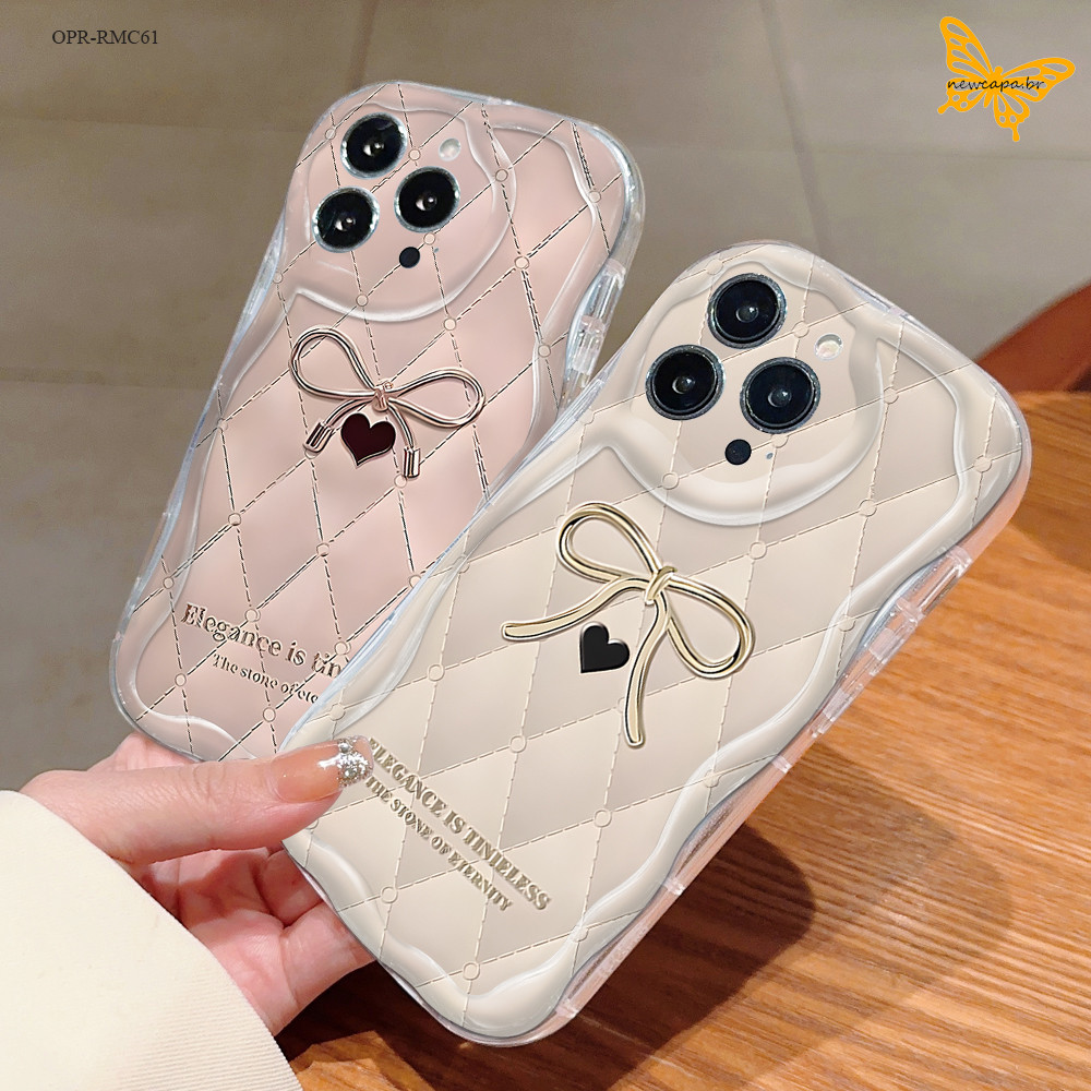 Capinha Para Realme C61 C63 C53 C51 Note 60 60X 50 4G Capa De Cream Wave Case NYW 3117 em Oferta na Shopee