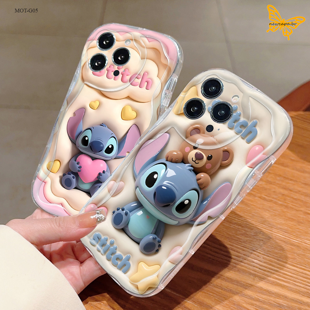 Capinha Para Motorola Moto G17 G05 G15 G04 G04S G10 G20 G30 G14 Capa De Cream Wa