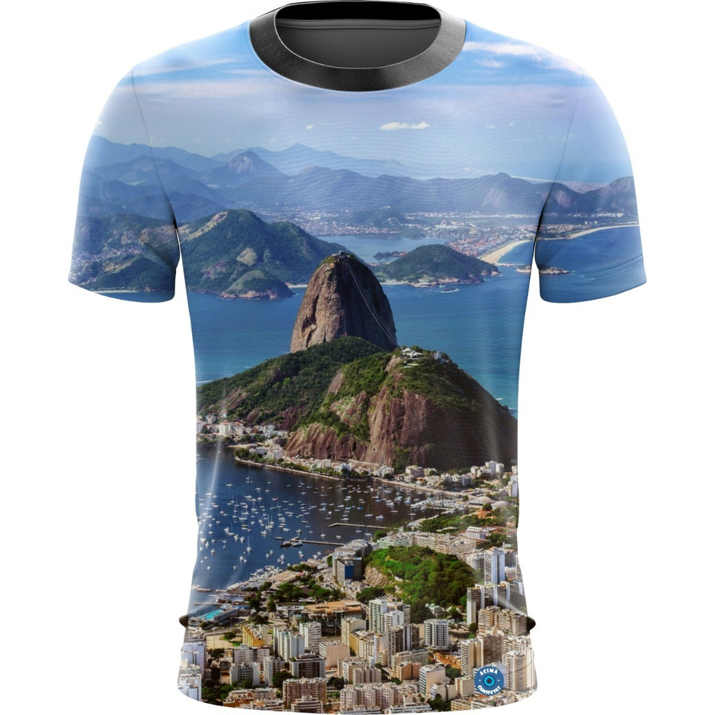Camisa Camiseta Rio De Janeiro Cristo Redentor Salvador Rj2a