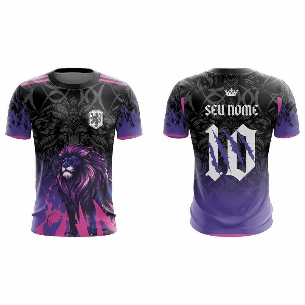 camisa interclasse leão personalizada 332