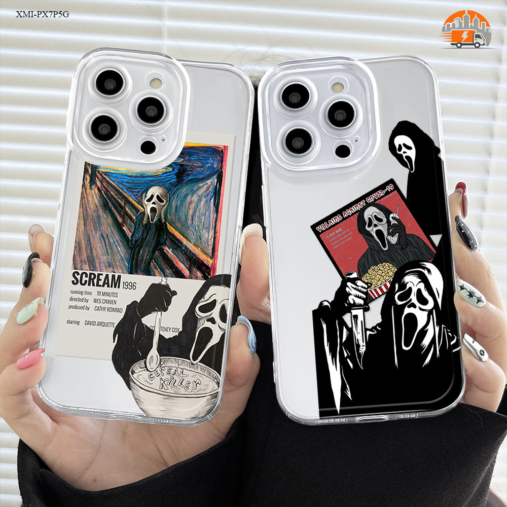 Capinha Para Xiaomi Mi Poco X7 X6 C75 C65 M6 M5S Pro 4G 5G Capa Transparente Anti Choque TSY 0077 em Oferta na Shopee