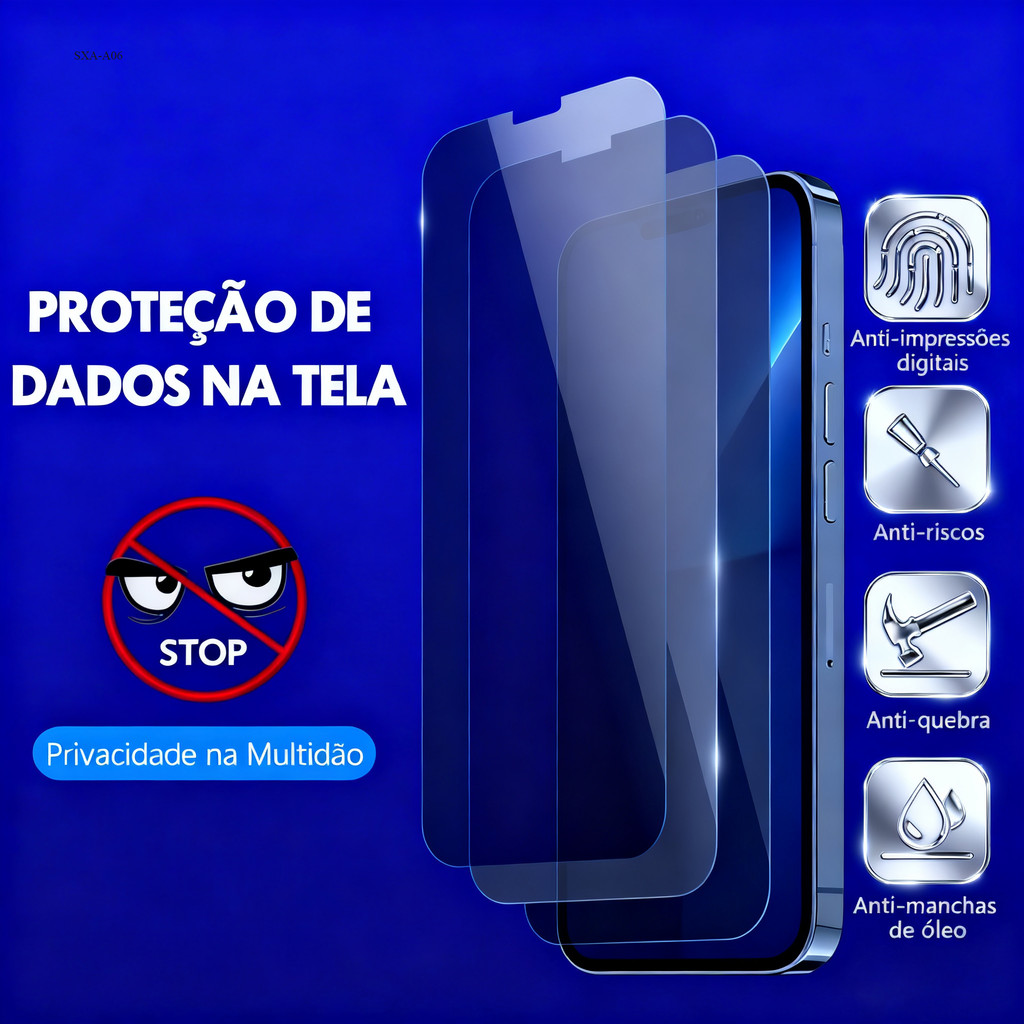 Protetor De Tela Para Samsung Galaxy A06 A05 A03 A05S A04E A10 A31 A02 A71 A51 A04S A03S A02S A10S Privacidade FKM