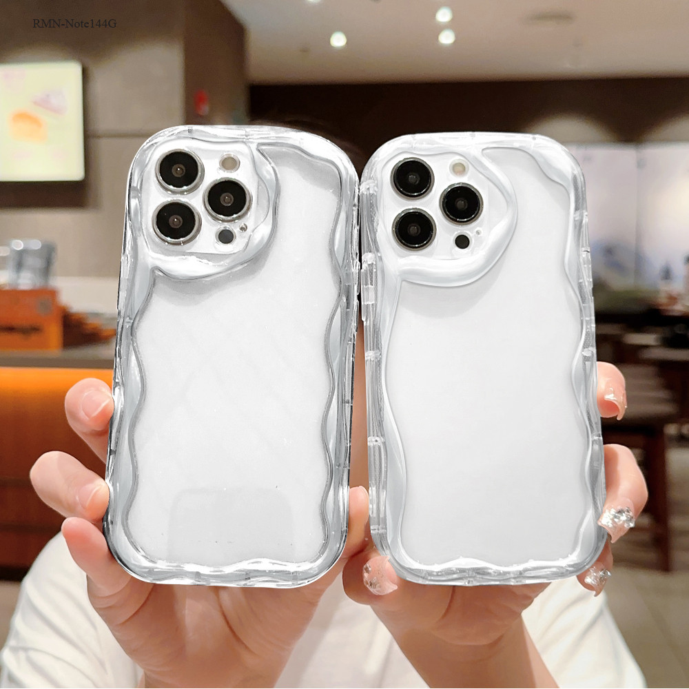 Capa De Telefone Transparente Xiaomi Redmi Note 14 13 12 11 11S 10 10S Pro 4G 5G Kawaii Silicone De Celular NYW3000 em Oferta na Shopee