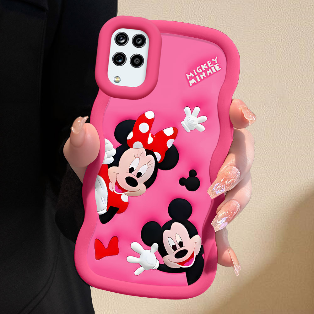 Capa Para Samsung Galaxy A12 M12 5G Capinha Macia De Silicone Celular Mickey Minnie 0278 MKL em Oferta na Shopee