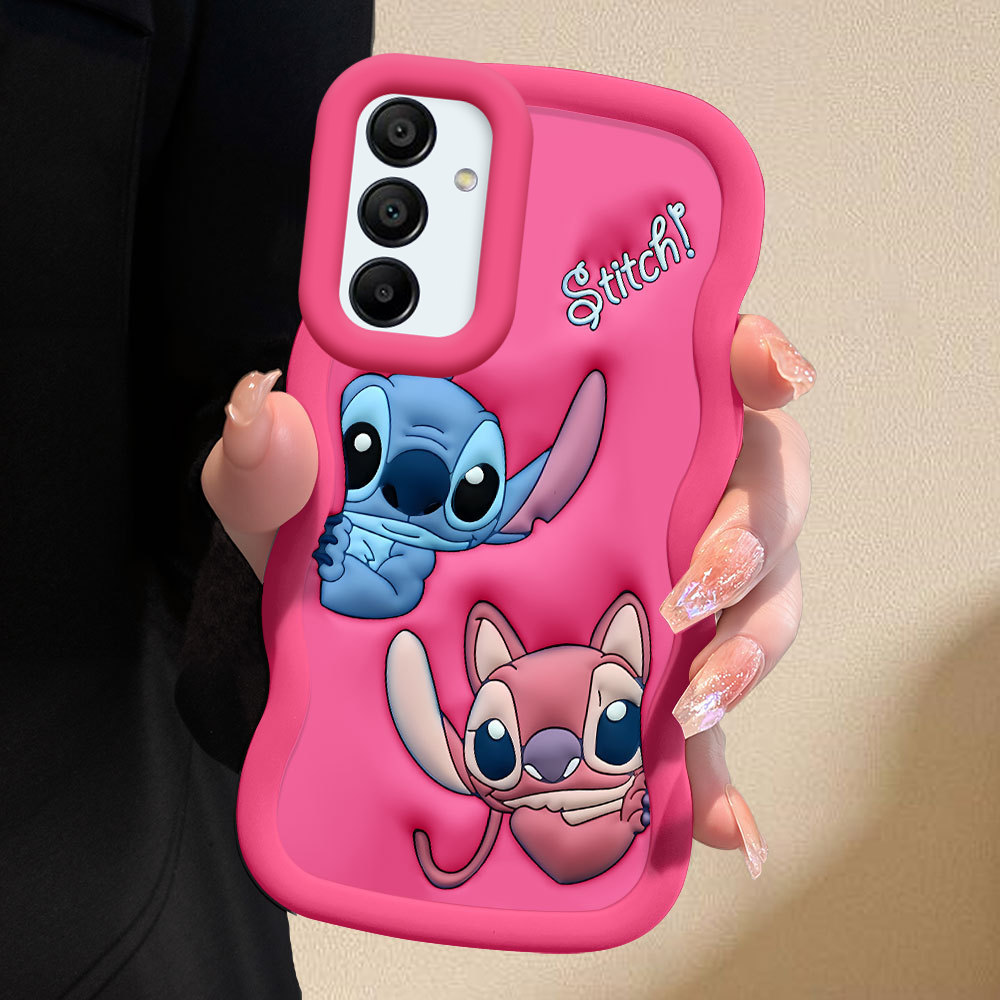 Capa Para Samsung Galaxy A15 4G 5G Capinha Macia De Silicone Celular Stitch 0279 MKL em Oferta na Shopee