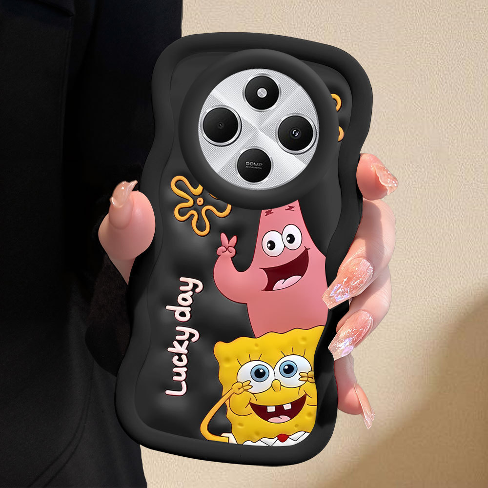 Capa Para Xiaomi Poco C75 4G 5G Capinha Macia De Silicone Celular SpongeBob 0280 MKL em Oferta na Shopee