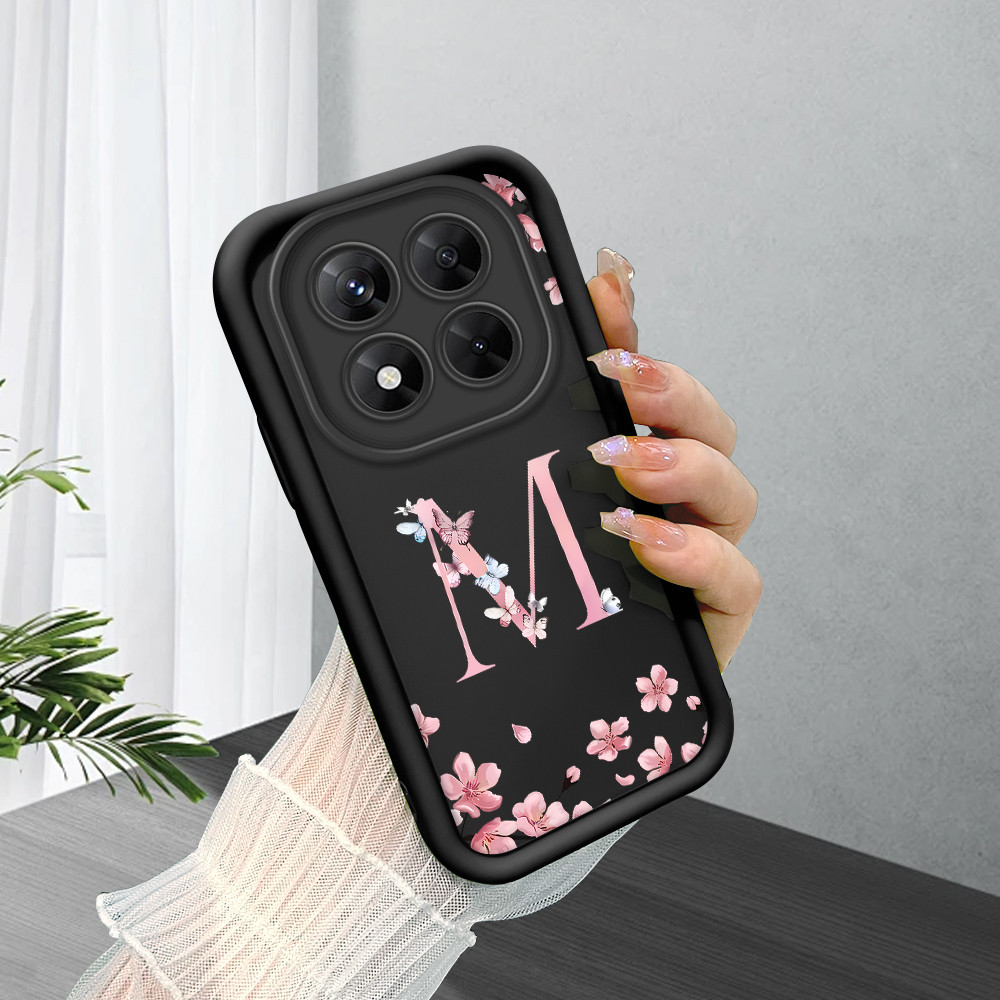 Capinha Para Xiaomi Redmi Note 14 Pro Poco X7 5G Case Capa De Celular Macio Silicone Black 6620 em Oferta na Shopee