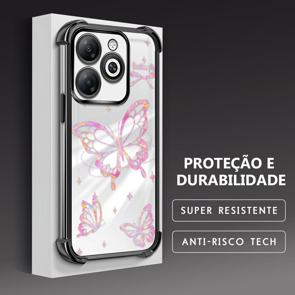 Capinha Para Infinix Smart 8 Pro HD Plus Hot 40i Tecno Spark 20 20C Pop 8 Go 2024 Capa De Celular Case Protetora FS 0698
