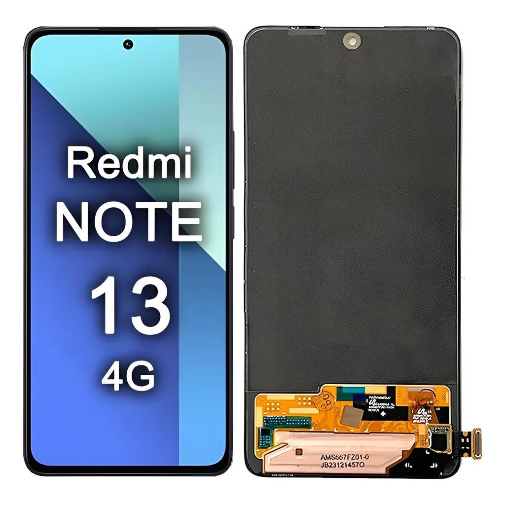 Tela Display Frontal Compatível Redmi Note 13 4g Oled + Cola