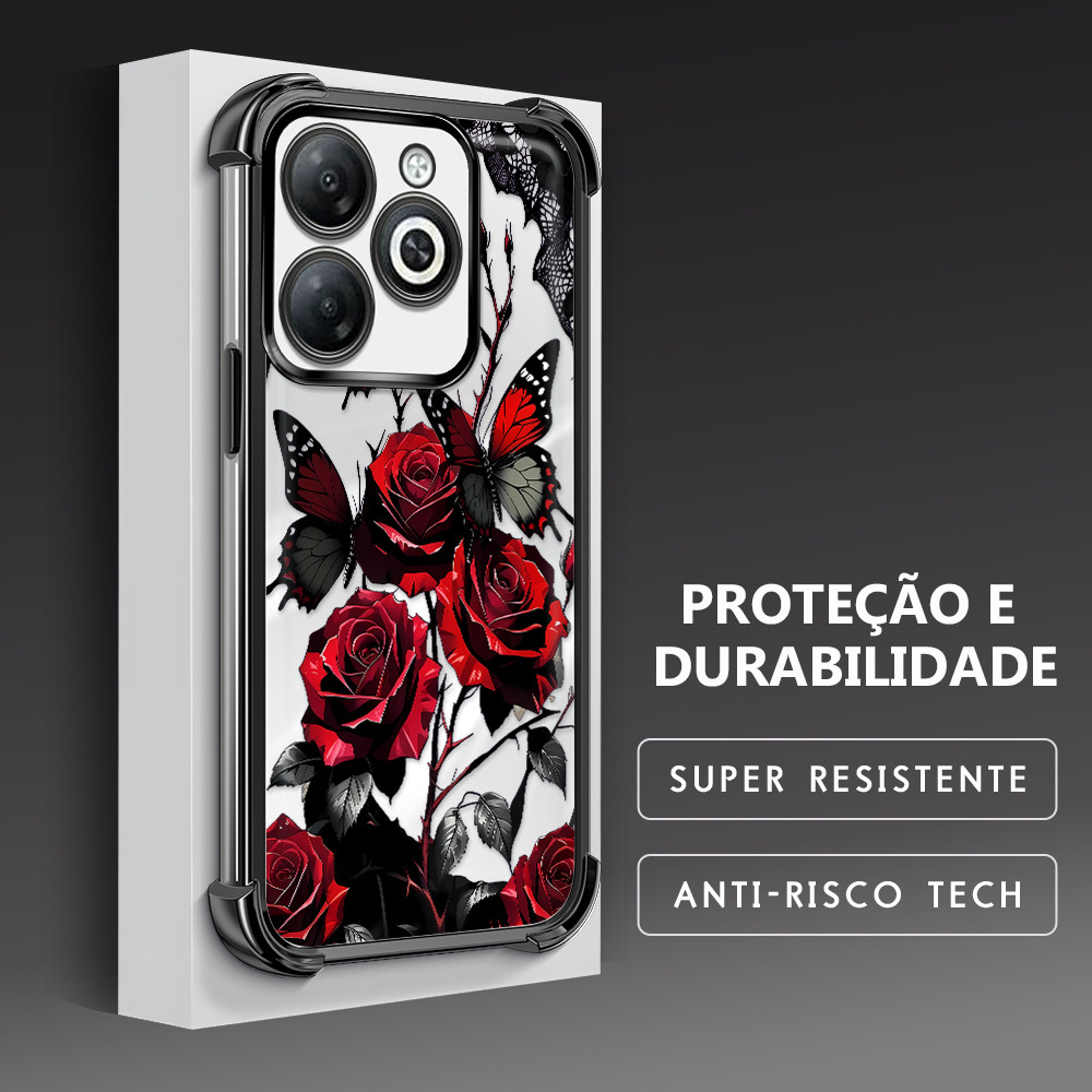 Capinha Para Infinix Smart 8 Pro HD Plus Hot 40i Tecno Spark 20 20C Pop 8 Go 2024 Capa De Celular Case Protetora FS 0071