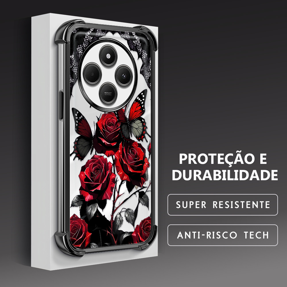 Capinha Para Xiaomi Redmi 14C A4 4G 5G Capa De Celular Case Macia Anti Choque Transparente Protetora FS 0071 em Oferta na Shopee