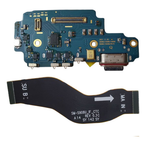 Placa De Carga + Flex Sub Main Para Galaxy S22 Ultra (s908u)