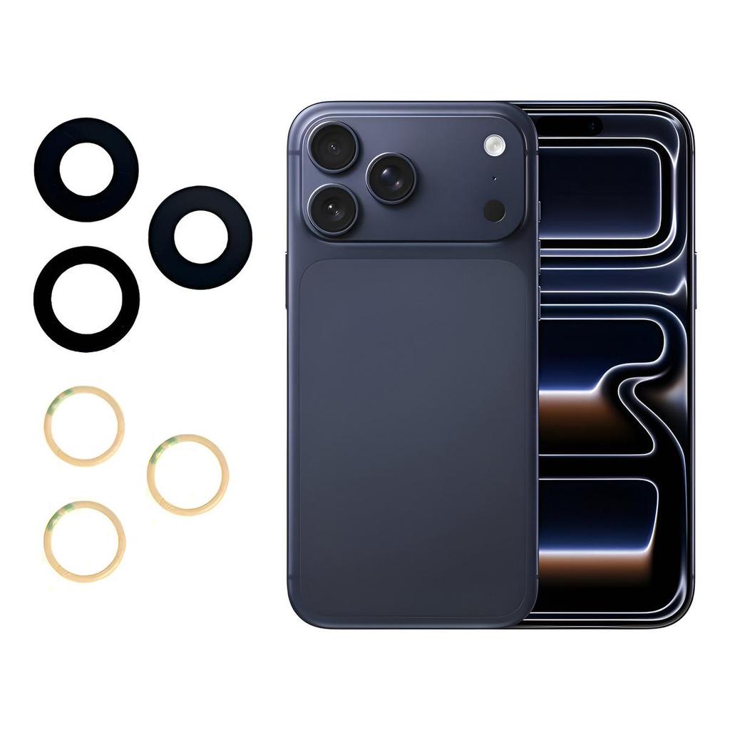 Lente Da Câmera Vidro Traseira Para iPhone 17 Pro