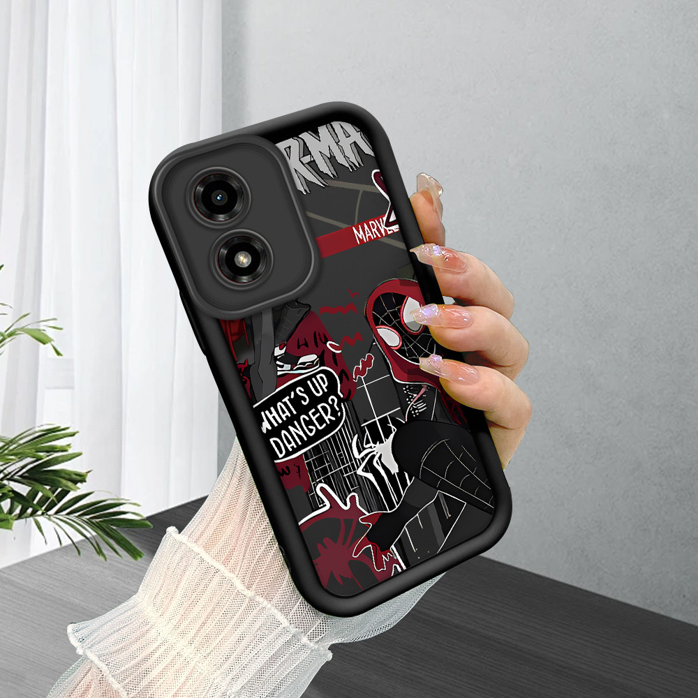 Capa Para Motorola Moto G04 G04S E14 Capinha De Celular Macio Preto Case 5849 TY