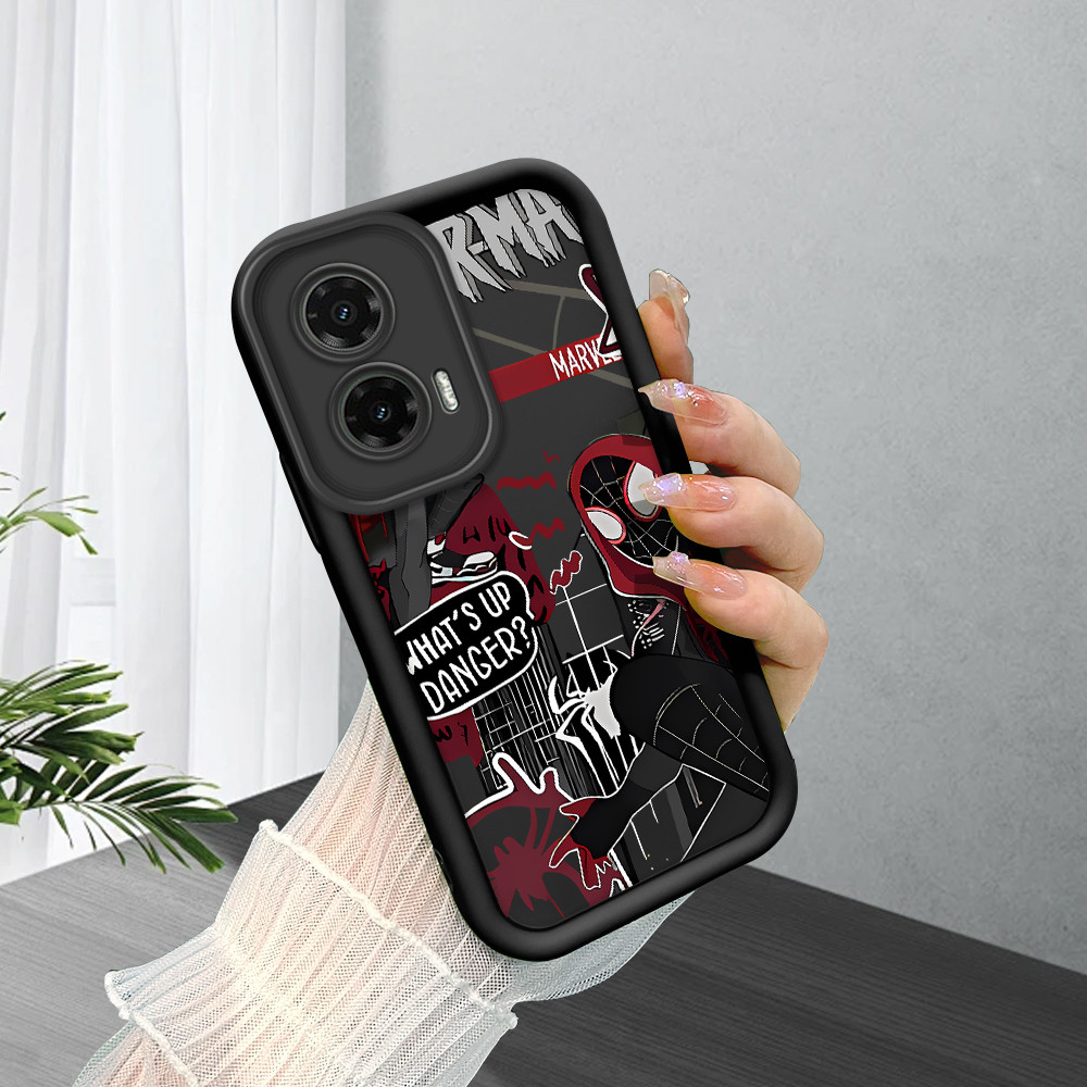 Capa Para Motorola Moto G35 5G Capinha De Celular Macio Preto Case 5849 TYB