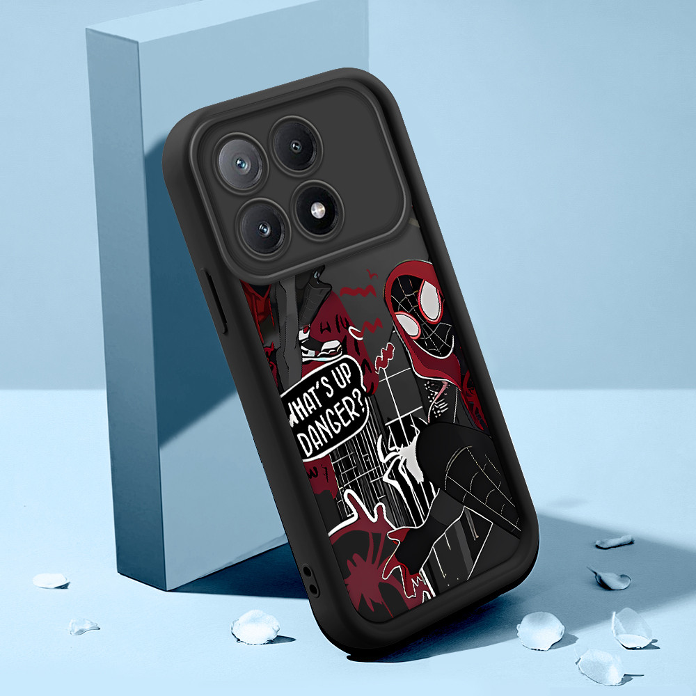 Capinha Para Xiaomi Poco X6 Pro 5G Case De Protetora Preta Macio Silicone Celular Capa TY 5849 em Oferta na Shopee