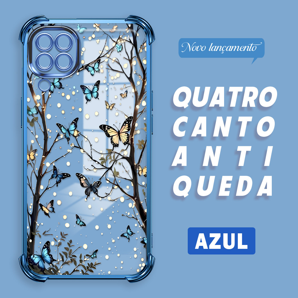 Capinha Para Samsung Galaxy A22 4G Anti Queda Capa Celular FS0479 em Oferta na Shopee