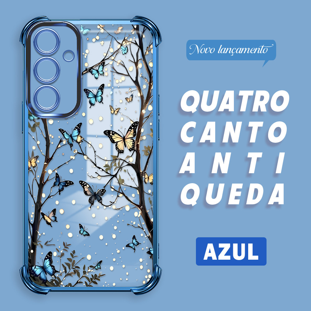 Capinha Para Samsung Galaxy A55 5G Anti Queda Capa Celular FS0479