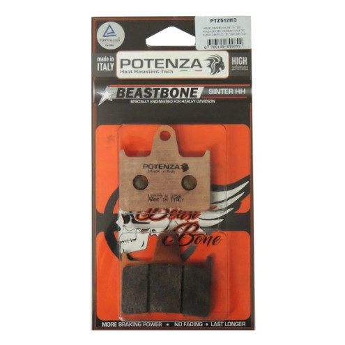 PASTILHA DE FREIO POTENZA TRASEIRA SUZUKI BANDIT 650 2005 A 2013