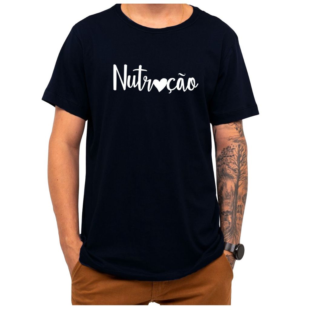 Camiseta Faculdade Nutrição Curso Universitário Faculdade