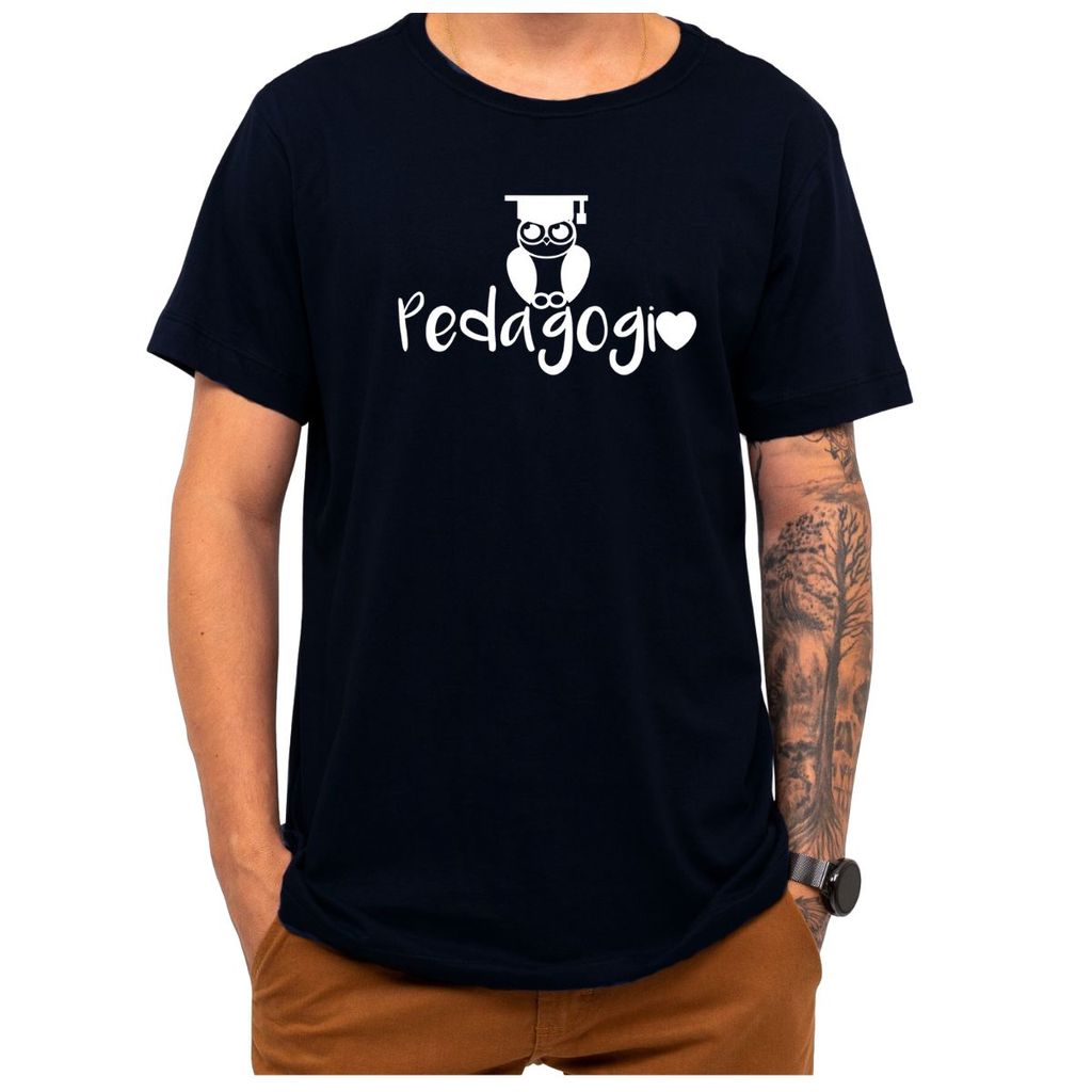 Camiseta Faculdade Pedagogia Curso Universitário Faculdade