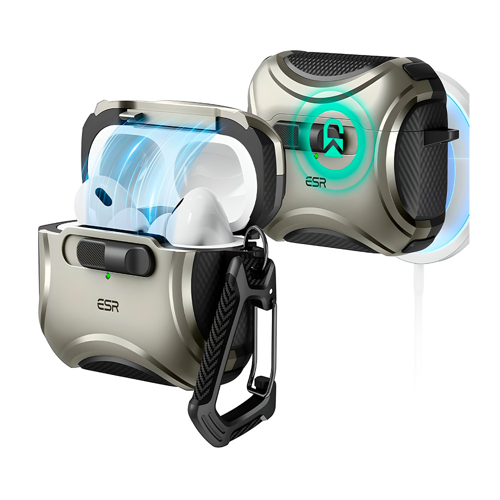 Capa ESR AirPods Pro 2/1 Geração MagSafe Trava Anti Queda em Oferta na Shopee