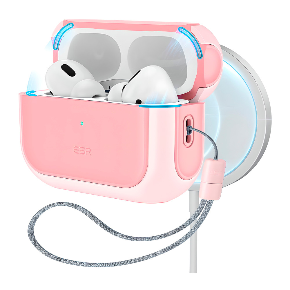 Capa ESR AirPods Pro 2ª Geração Proteção Anti Queda Rosa em Oferta na Shopee