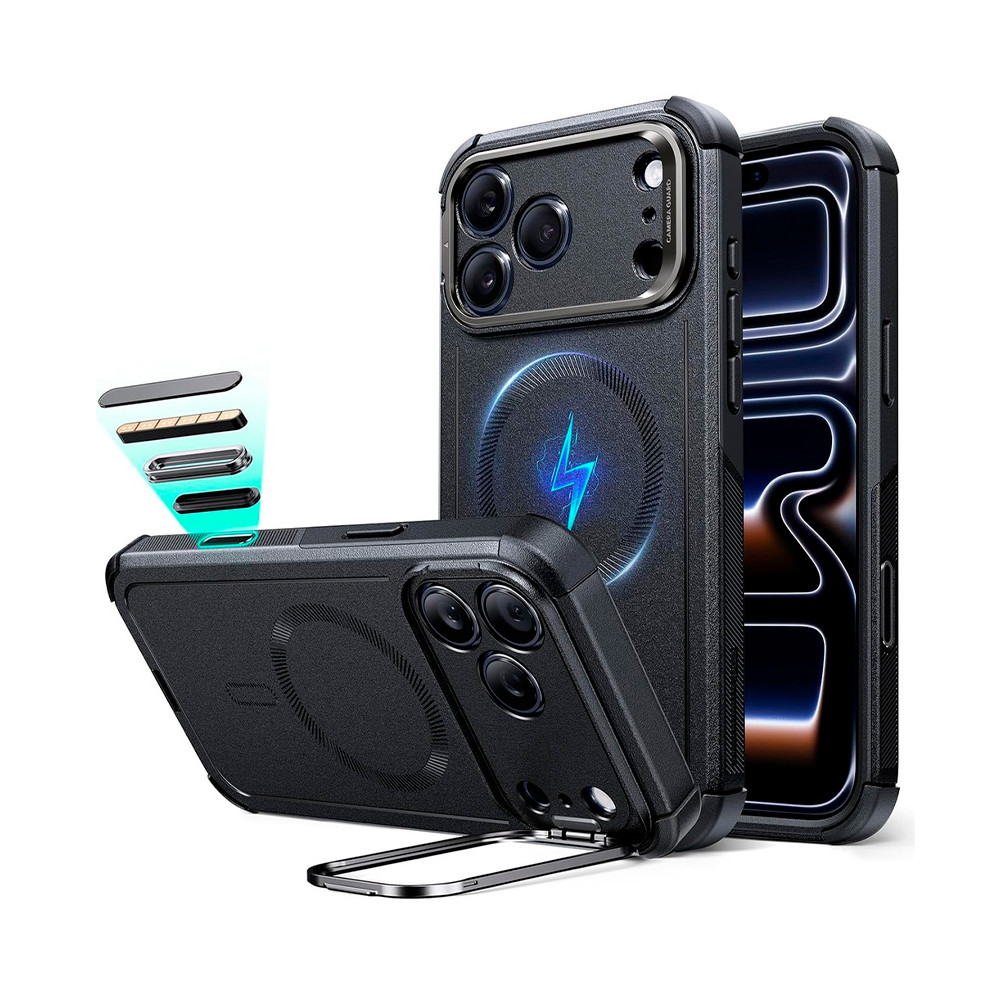 Capa ESR iPhone 17 Pro Halolock Suporte Stash Botão Câmera em Oferta na Shopee