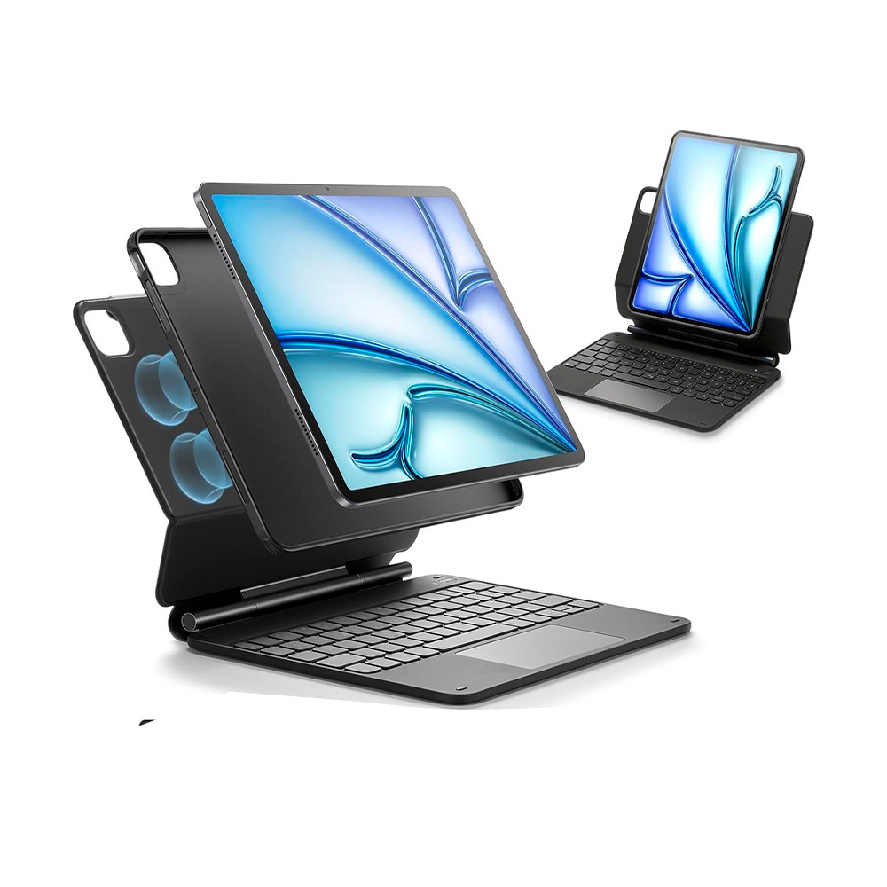 Capa Teclado ESR iPad Air 11 / Pro 11 Magnética - Preto