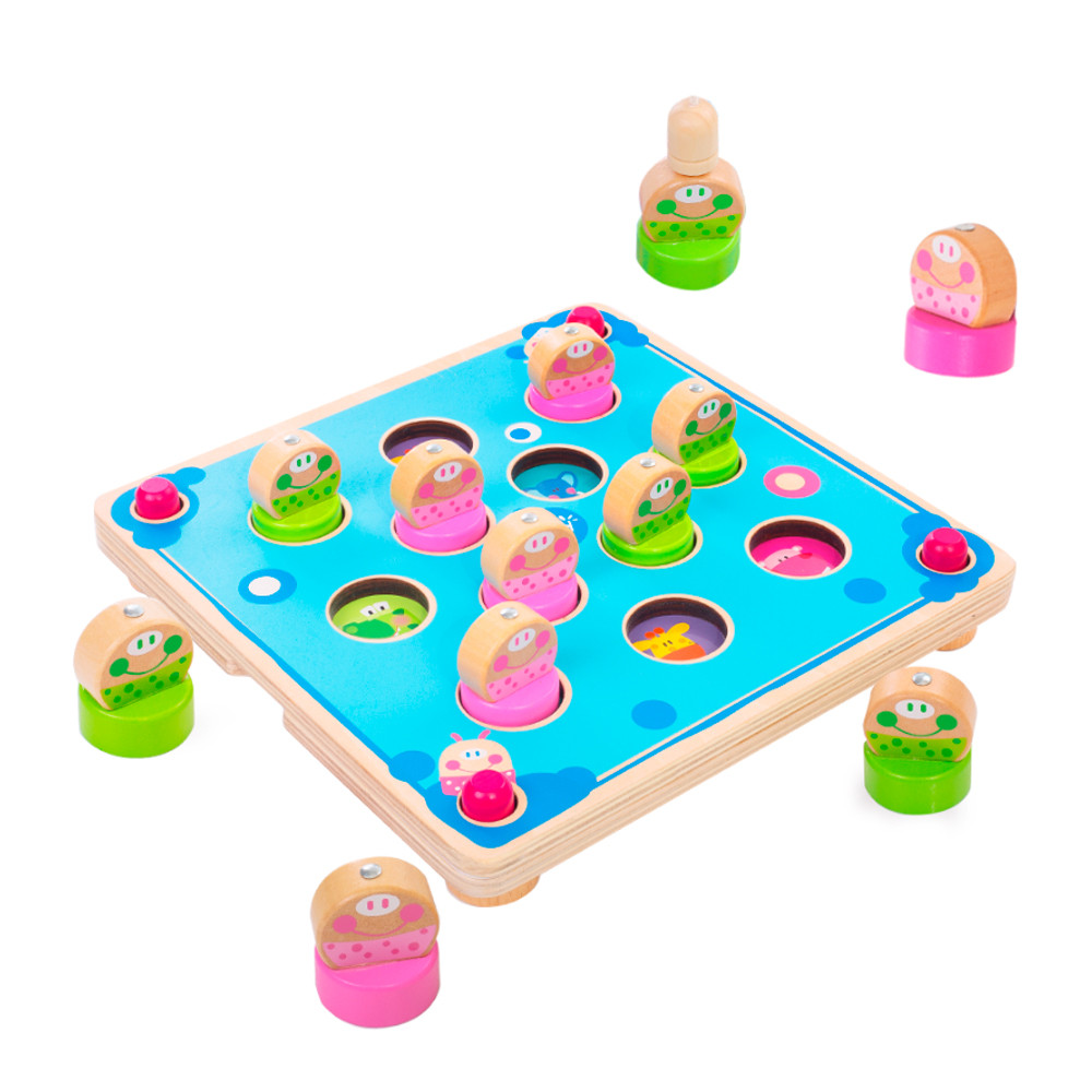 Jogo Magnético de Pesca e Memória Boby Peças em Madeira em Oferta na Shopee