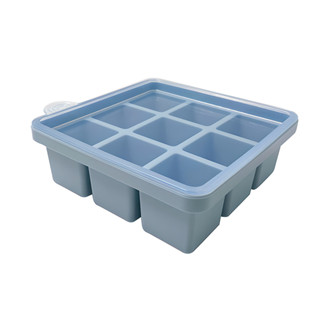 Kuhu Bandeja Organizadora c/Tampa p/Gelo Alimentos Azul em Oferta na Shopee
