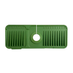 Life Tapete Protetor de Pia Silicone Verde Antiderrapante