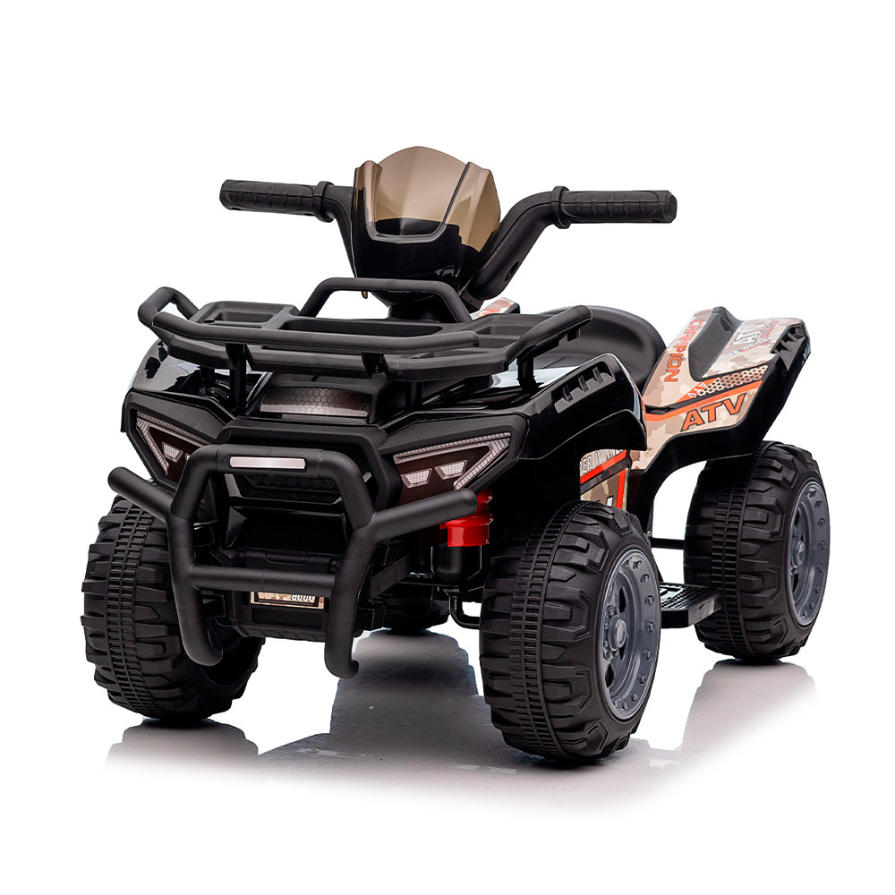 Quadriciclo Elétrico Xiamen Preto Passeio Criança 4 Roda em Oferta na Shopee