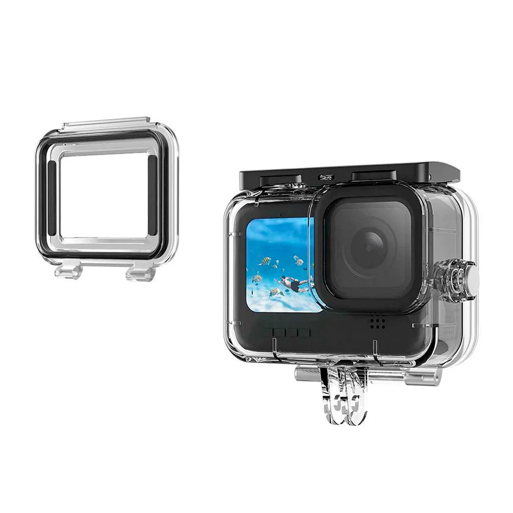 Telesin Caixa Estanque GoPro Hero 9-13 Profundidade 45m em Oferta na Shopee