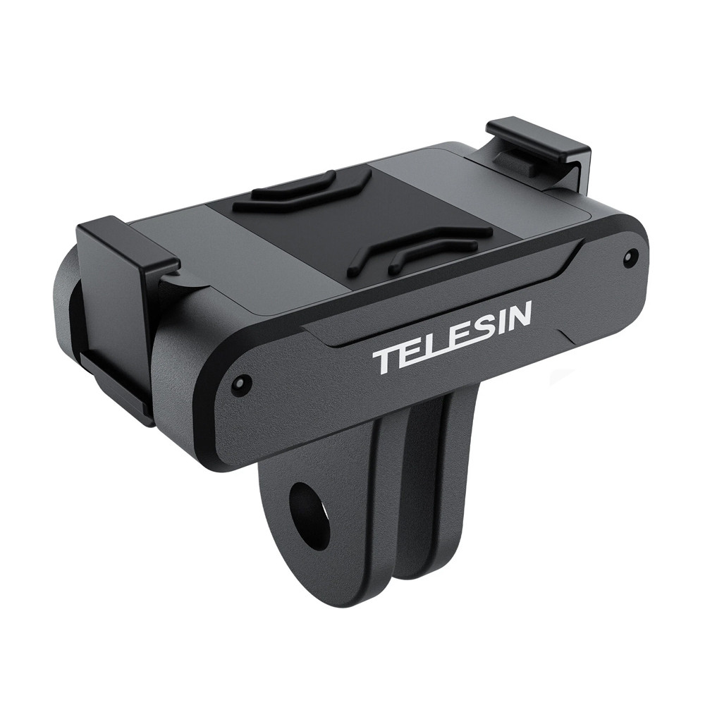 Telesin Suporte Magnétic Dupla Garra DJI Osmo Action 3 4 em Oferta na Shopee