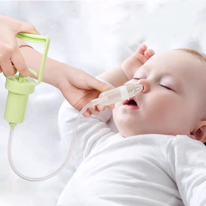 1 Conjunto Aspirador Nasal Verde Com Sistema De Sucao Suave Que Nao Causa Desconforto Ao Seu Bebe em Oferta na Shopee