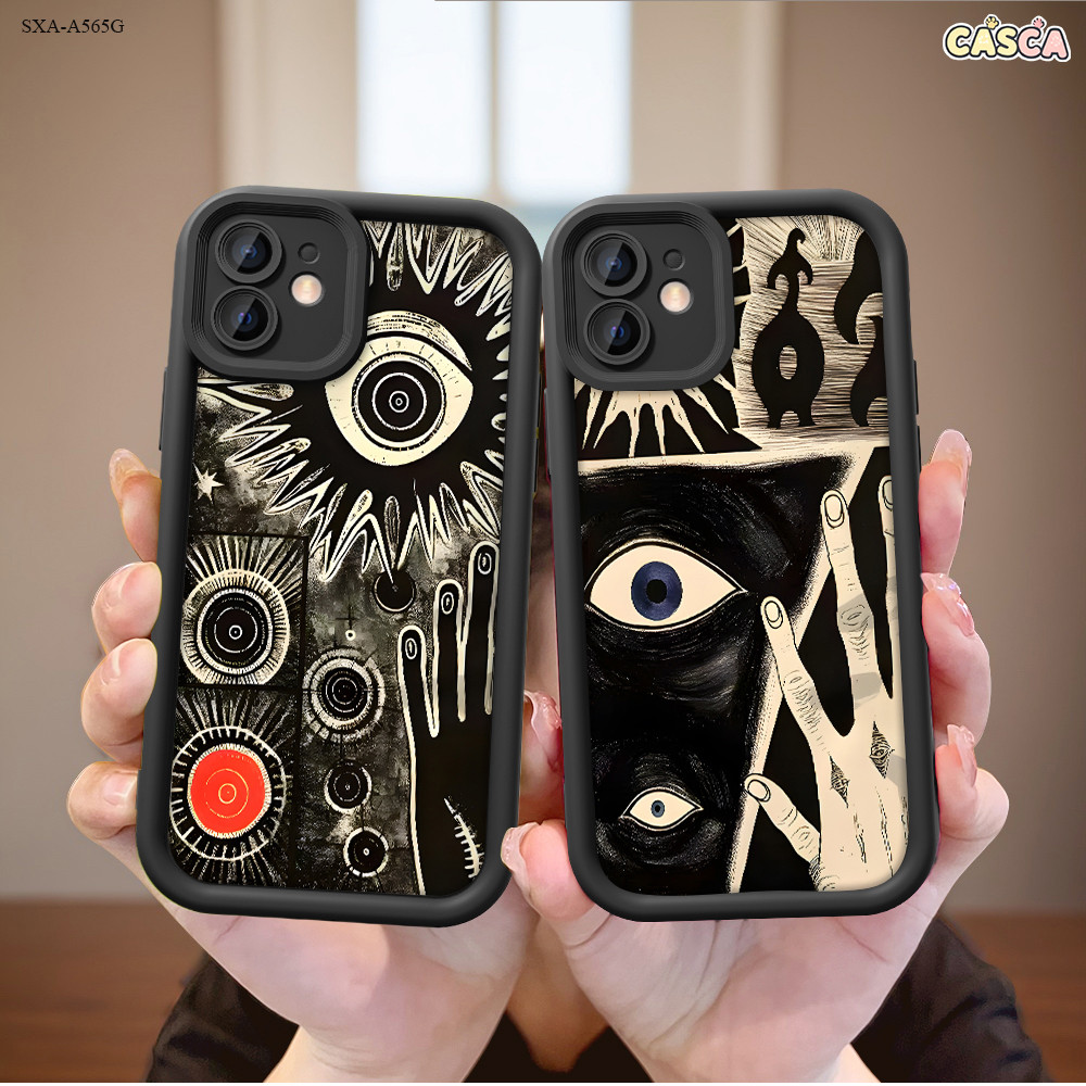 Capinha Para Samsung Galaxy A56 A55 A54 A53 A52 A52S A36 A35 A34 A32 4G 5G Preto Macio De Choque Capa TY6605