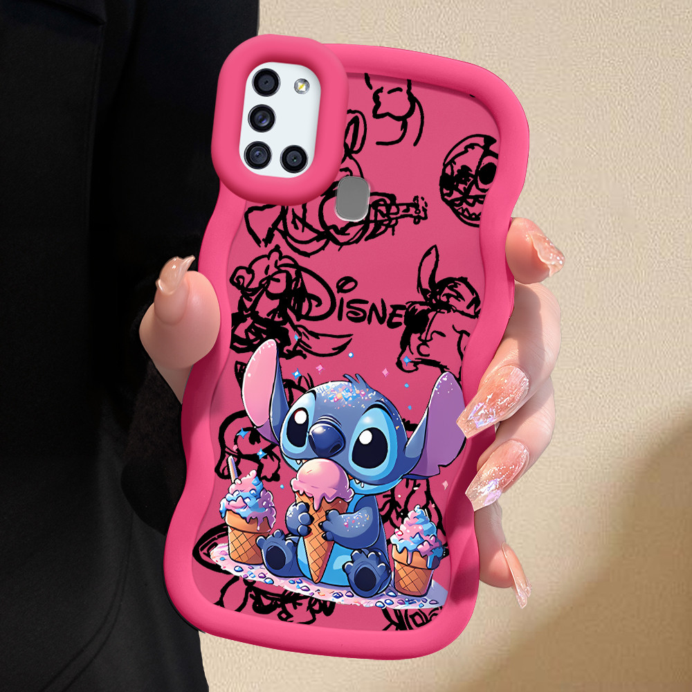 Capa Para Samsung Galaxy A21S Capinha Cores Macarons Doces de Simple Case 0050 MKL