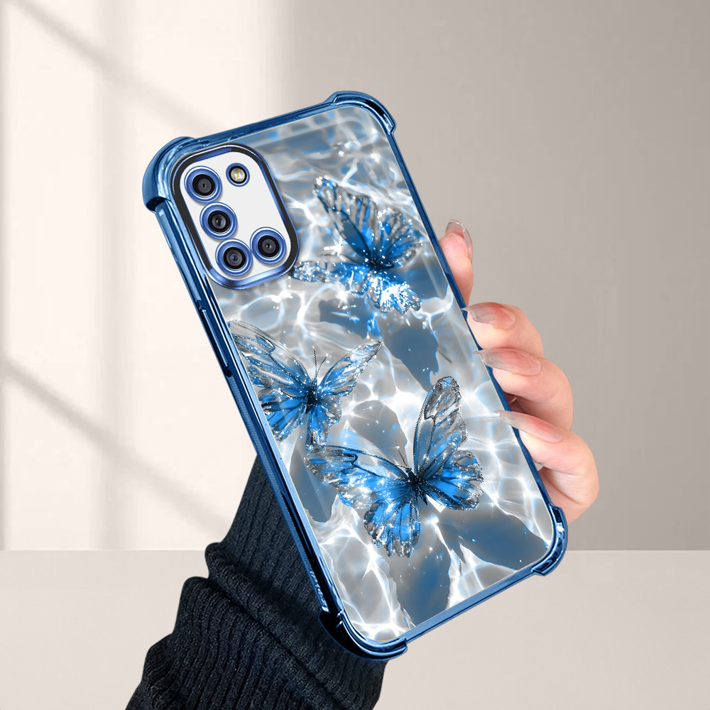 Capinha Para Samsung Galaxy A31 Capa Transparente De Celular Silicone Anti Impacto Protetora De Telefone Case FS0461