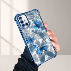 Capinha Para Samsung Galaxy A51 Capa Transparente De Celular Silicone Anti Impacto Protetora De Telefone Case FS0461