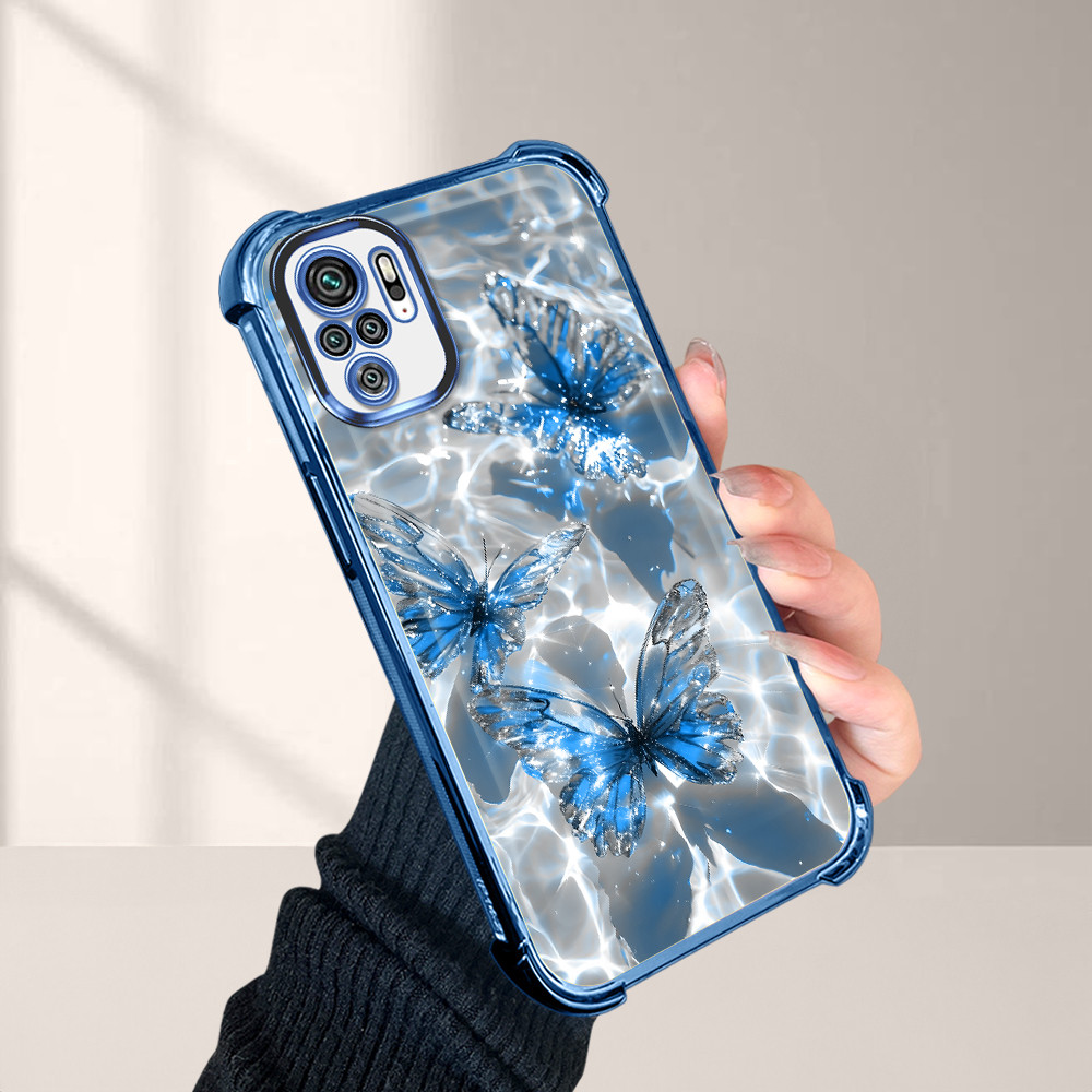 Capinha Para Xiaomi Redmi Note 10 10S Poco M5S Capa Transparente De Celular Silicone Anti Impacto De Case FS0461 em Oferta na Shopee