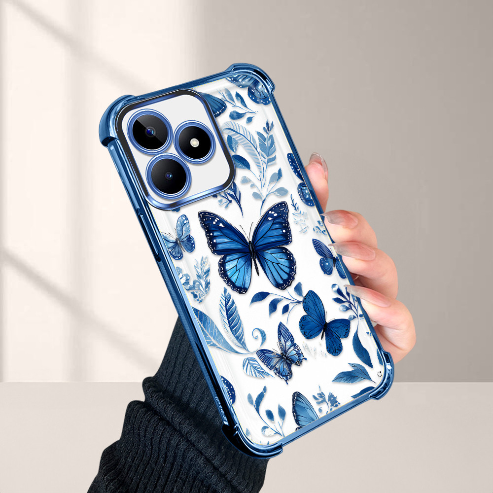 Capinha Para Realme C53 C51 Note 50 Narzo N53 Capa De Celular Silicone Anti Impacto Protetora De Telefone Case FS0593 em Oferta na Shopee