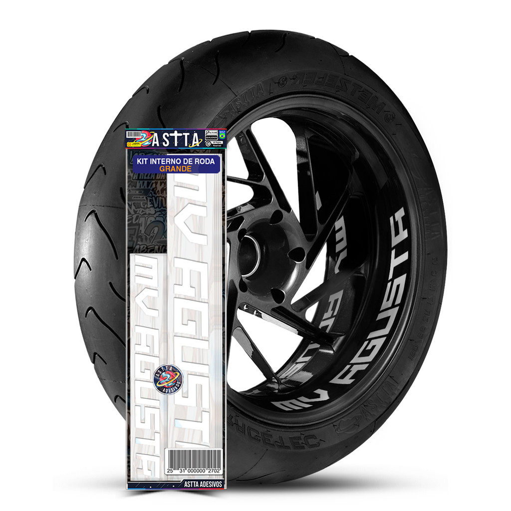 Kit Adesivos Interno De Roda Compativel Mv Agusta
